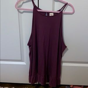 dark purple tank top